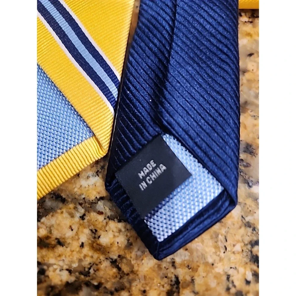 Tommy Hilfiger Yellow Striped Tie Great For‎ Easter